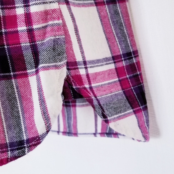 Woolrich Pink/Purple Plaid Button Down Flannel - Picture 9 of 15